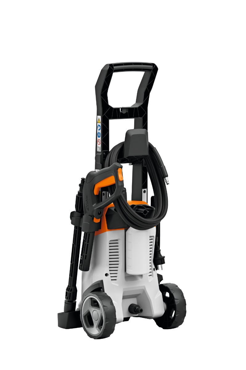 Spalator cu inalta presiune electric STIHL RE 90 putere 2.1 kW presiune 130 bar debit apa 440 l/h roti