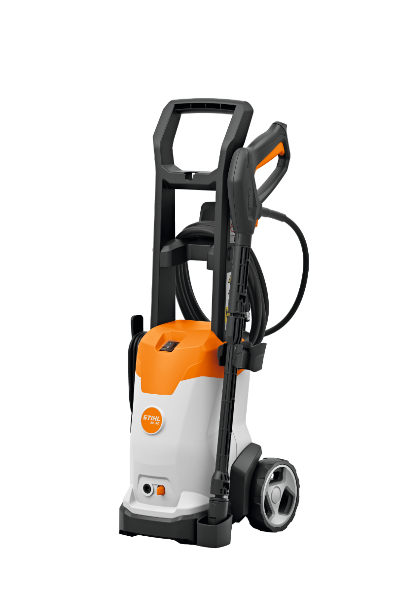 Spalator cu inalta presiune electric STIHL RE 90 putere 2.1 kW presiune 130 bar debit apa 440 l/h roti