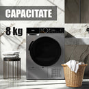Uscator de rufe Samus SADP-836DS pompa de caldura 8 kg clasa D latime 60 cm functie Antisifonare igienizare UV blocare acces copii optiune pornire intarziata