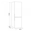 Combina frigorifica Samus SCX396NFE 293 litri Full No Frost clasa E inaltime 185 cm termostat reglabil usi reversibile lumina interioara tip LED picioare reglabile