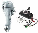 Motor barca Honda BF8 SRU cu mansa cizma scurta 8 CP 4T pornire electrica rezervor si linie incluse elice aluminiu cu 4 aripi port incarcare 12A