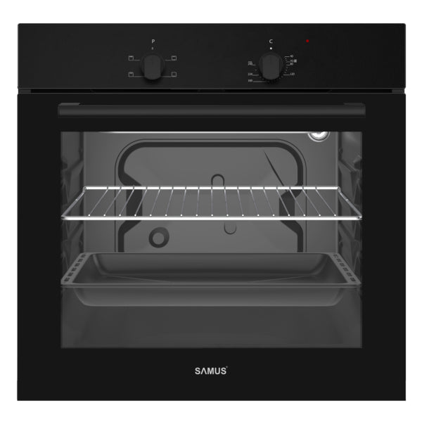 Cuptor incorporabil Samus SC620G4B clasa A 62 litri 4 functii grill electric iluminare interioara 2200 W