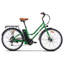 Bicicleta electrica RKS MJ1 fara permis viteza 25 km/h autonomie 60 km putere 250W acumulator 36V/10Ah-Alb