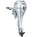 Motor barca Honda BF15 SHSU cu Eche cizma scurta 15 CP 4T rezervor si linie incluse elice aluminiu cu 4 aripi port incarcare 12A