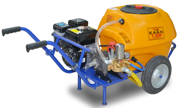 Motostropitoare pulverizator KAAN 80B motor 7 CP 4 timpi rezervor 80 L distanta pulverizare 10-12 m presiune 40 bar