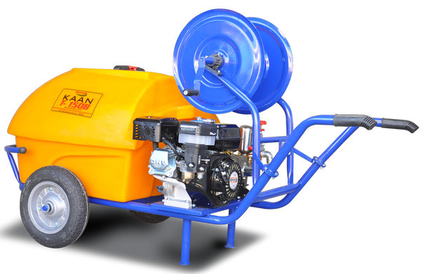 Motostropitoare pulverizator KAAN 150B motor 7 CP 4 timpi rezervor 150 L distanta pulverizare 10-12 m presiune 40 bar