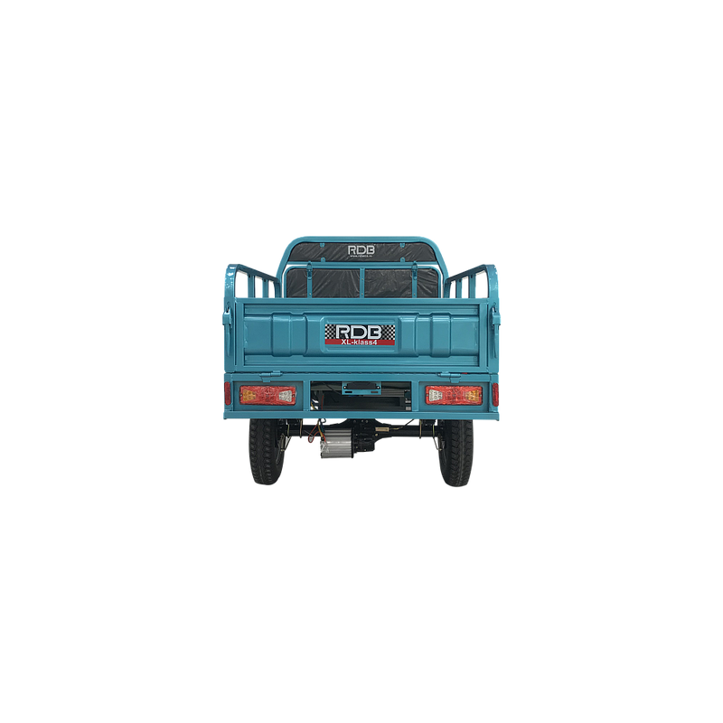 Tricicleta electrica RDB XL-Klass4 cu bena rabatabila hidraulic fara permis 4000W 25 km/h 72V45Ah autonomie 70 km culoare gri