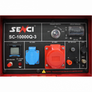 Generator de curent insonorizat SENCI SC10000Q-3 ATS putere maxima 8 kW 400V Diesel rezervor 18 L AVR pornire electrica ATS inclus