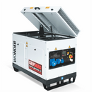 Generator de curent insonorizat GENMAC WONDER RG14000HS-M5 putere maxima 13.2 kW 230V motor Honda iGX800 benzina rezervor 25 L QFDPNT.PLUSPM26