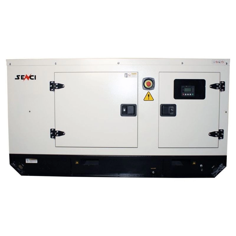 Generator de curent insonorizat SENCI SCDE25i-YS putere maxima 19.8 kW 400V Diesel rezervor 86 L AVR ATS inclus