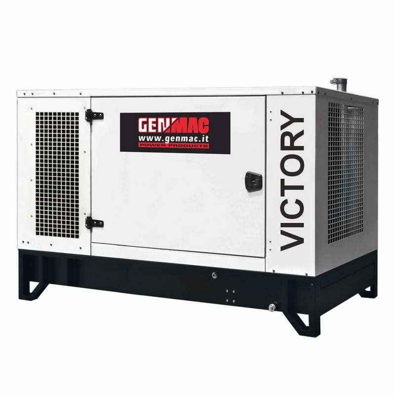Generator de curent silent GENMAC G30BS QTVA-4520 putere maxima 26 kW 230V/400V Diesel rezervor 90 L AVR
