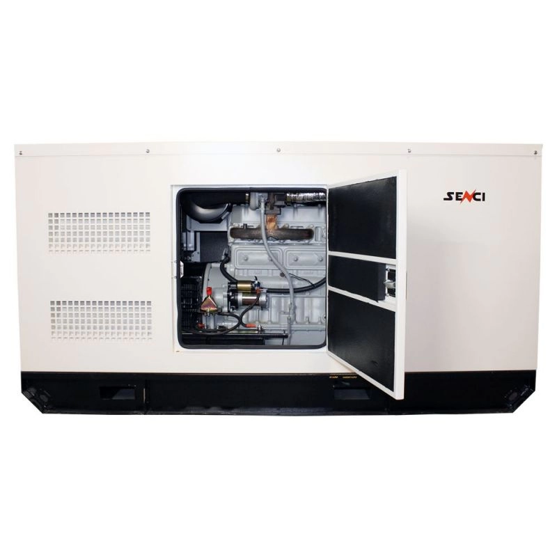 Generator de curent insonorizat SENCI SCDE97i-YS putere maxima 77 kW/400V 25 kW/230V Diesel rezervor 140 L AVR ATS inclus