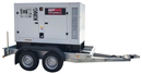 Generator de curent insonorizat GENMAC King G60IS putere maxima 53 kW 400V motor Iveco Diesel rezervor 150 L AVR