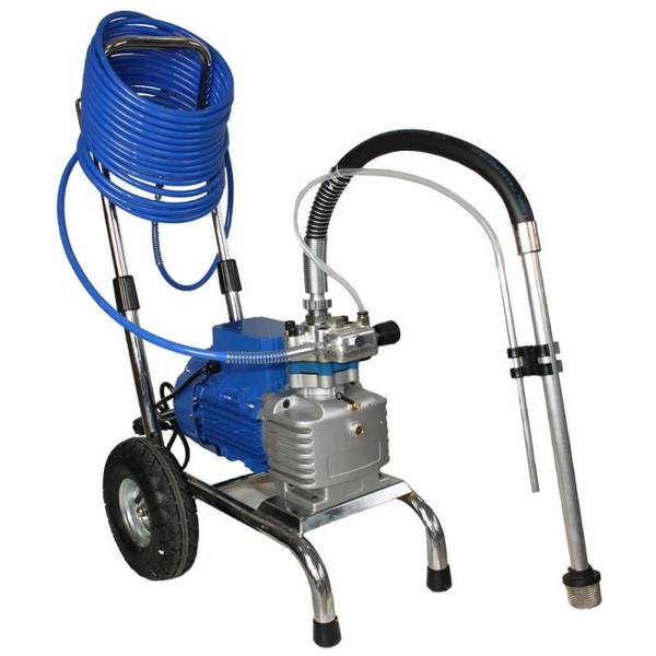 Pompa airless pentru zugravit/vopsit Bisonte PAZ6860E CART putere 1.8 kW 230V presiune max 200 bar debit 4 l/min lungime furtun 60 m