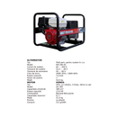 Generator curent electric WAGT 200 AC HSB R16 putere 7 kW motor Honda GX390 sudura 200A 230V benzina rezervor 6.1 L