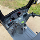 Tricicleta electrica Voltarom VM5 NEO putere 1000 W 72V 20 AH viteza 25 km/h autonomie 58 km cu cabina fara permis culoare albastru