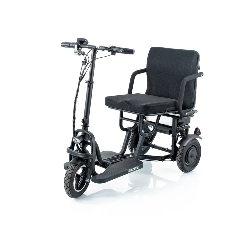 Scaun cu rotile electric Rotakt Gazell motoare 350W viteza 15 km/h autonomie 14 km 48V / 10Ah sarcina maxima 120 kg