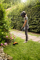 Motocoasa STIHL FS 38 putere 0.9 CP latime lucru 38 cm cap cositor AutoCut C 6-2 + ulei amestec 2T 1L + extra AutoCut C 6-2 + viziera cu antifoane