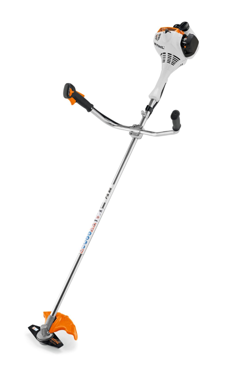 Motocoasa STIHL FS 55 motor 1 CP latime lucru 42cm cutit pentru iarba 230-2 chinga de transport + ulei amestec 2T 1L + AutoCut 27-2