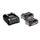Pachet Fierastrau pentru crengi METABO MS18LTX15 + Set 2 acumulatori 18V Lipower 2.0Ah si incarcator SC36