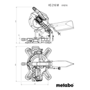 Pachet Fierastrau de debitat METABO KS 216 M + Suport fierastrau de debitat METABO KSU251 + Aspirator rumegus METABO SPA1200