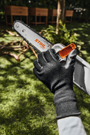 Emondor de inaltime pe acumulator STIHL HTA 30 sistem AS putere 0.45 kW lungime sina 20 cm pas lant 1/4"P set cu 2 acumulatori AS 2 si incarcator ALS 31