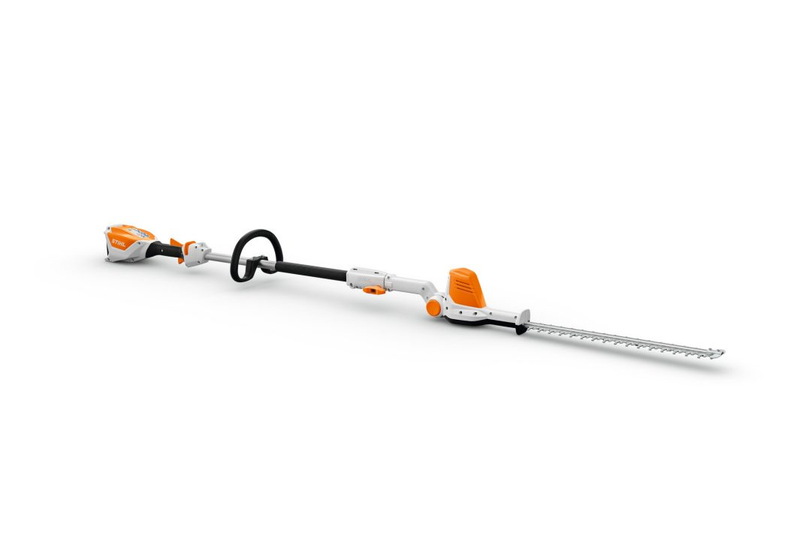 Foarfeca gard viu cu raza lunga de actiune pe acumulator STIHL HLA 56 sistem AK putere 0.21 kW lungime taiere 45 cm fara acumulator si incarcator