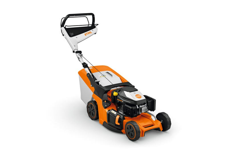 Masina de tuns iarba STIHL RM 448 V benzina autopropulsata latime taiere 46 cm cos colector 52 L