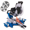 Fierastrau debitat Scheppach HM 140 L putere 2000 W turatie 3800 rpm panza 305 mm + Aspirator rumegus Scheppach DC 500 + Suport fierastrau debitat Scheppach UMF 1600