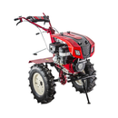 Motocultor Raider RD-T10 motor 13 CP benzina 2+1 viteze latime lucru 140 cm freze roti cauciuc 5.00x12" capota faruri LED roti metal plug arat rarita reglabila plug cartofi remorca 5l ulei
