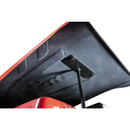 Motocultor Raider RD-T10 motor 13 CP benzina 2+1 viteze latime lucru 140 cm freze roti cauciuc 5.00x12" capota faruri LED roti metal plug arat rarita reglabila plug cartofi