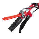 Motocultor Raider RD-T10 motor 13 CP benzina 2+1 viteze latime lucru 140 cm freze roti cauciuc 5.00x12" capota faruri LED roti metal plug arat rarita reglabila plug cartofi cultivator plug reversibil remorca 5l ulei