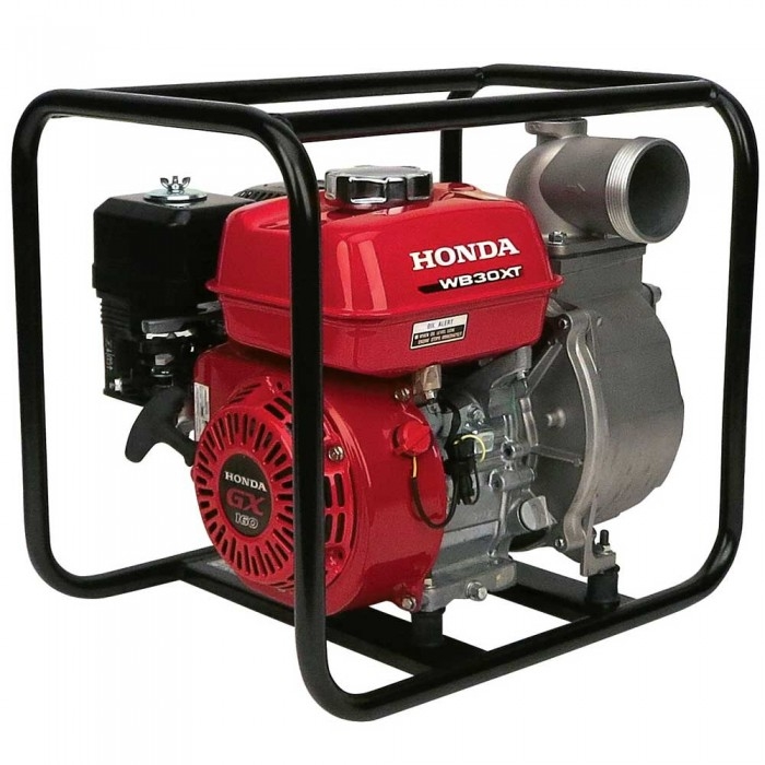Motopompa apa curata si semimurdara Honda WB30XT 3" motor 4.9 CP 163 cmc 4 timpi debit 66 mc/h refulare 23 m absorbtie 7.5 m