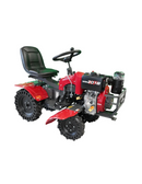 Mini tractor Weima WMZ01B 4x4 12CP Diesel 456cc pornire electrica 3+1 viteze latime lucru 105 cm freze roti metalice