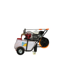 Motostropitoare pe roti DKD YS-60T motor 6.5 CP benzina rezervor 60 l debit max 26 l/min lungime furtun 50 m distanta pulverizare 10 m