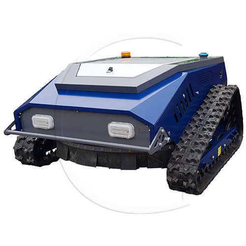 Robot cositoare cu telecomanda hibrid Red Mountain RM-32TRC motor Loncin 452cc putere 8.3 kW latime de lucru 787 mm senilat hibrid telecomanda 300 m inclinare 30 grade