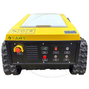 Robot cositoare cu telecomanda hibrid Red Mountain RM-21TRC motor Loncin 224cc putere 5.9 CP latime de lucru 530 mm senilat telecomanda 300 m inclinare 30° 24V 1100 m²/h