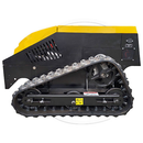 Robot cositoare cu telecomanda hibrid Red Mountain RM-21TRC motor Loncin 224cc putere 5.9 CP latime de lucru 530 mm senilat telecomanda 300 m inclinare 30° 24V 1100 m²/h