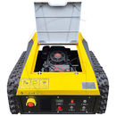 Robot cositoare cu telecomanda hibrid Red Mountain RM-21TRC motor Loncin 224cc putere 5.9 CP latime de lucru 530 mm senilat telecomanda 300 m inclinare 30° 24V 1100 m²/h