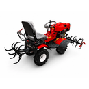 Mini tractor Rotakt Zeppelin 4x4 15CP diesel 532cc latime lucru 70-135 cm freze roti metalice