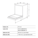 RESIGILAT: Masina de spalat vase incorporabila Samus SBDW46.5 9 seturi 5 programe clasa E latime 45 cm afisaj electronic LED functie incarcare la jumatate pornire intarziata