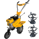 Motosapa AgroPro G750 motor 8 CP benzina 2+1 viteze latime lucru 60-80 cm freze roti cauciuc 4.00x8" roti metal cultivator 2l ulei
