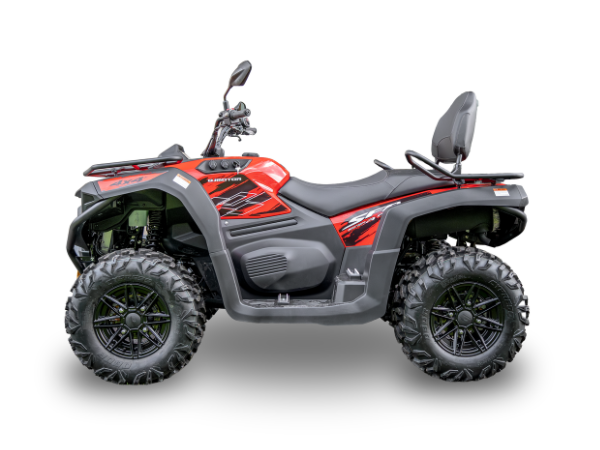 ATV QJMOTOR SFA 628C putere 44.9 CP benzina 577 cc pornire electrica roti 25*8-12/26*8-14 // 25*10-12/26*10-14 negru