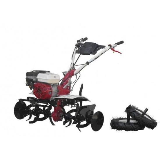 Motocultor Media Line MS 7100 CF motor 7 CP latime lucru 90 cm 2+1 viteze freze roti cauciuc roti metal rarita fixa plug arat plug cartofi 3l ulei AgroPro