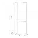 Combina frigorifica Samus SCW396NFE 293 litri Full No Frost clasa E inaltime 185 cm termostat reglabil usi reversibile lumina interioara tip LED picioare reglabile