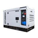 Generator de curent monofazat Hyundai DHY-10000SE putere maxima 8.5 kW diesel rezervor 25 L 230V AVR