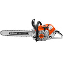 Motofierastrau profesional STIHL MS 500i putere 6.8CP lama 50cm pas lant 3/8" RS Rollomatic S + ulei amestec 2T 1L + ulei forest plus 2L + extra lant + pila lant
