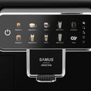 Espressor cafea Samus Perfection automat rasnita incorporata cafea boabe 15 bar 1350 W 7 bauturi automate capacitate 2.2 litri capacitate rasnita 300 g rezervor lapte 300 ml 5 nivele de macinare oprire automata protectie supraincalzire negru