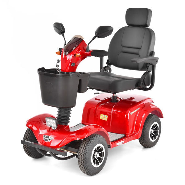 Scuter electic Hecht wise red motor 500w viteza maxima 15 km h pentru persoane cu mobilitate redusa