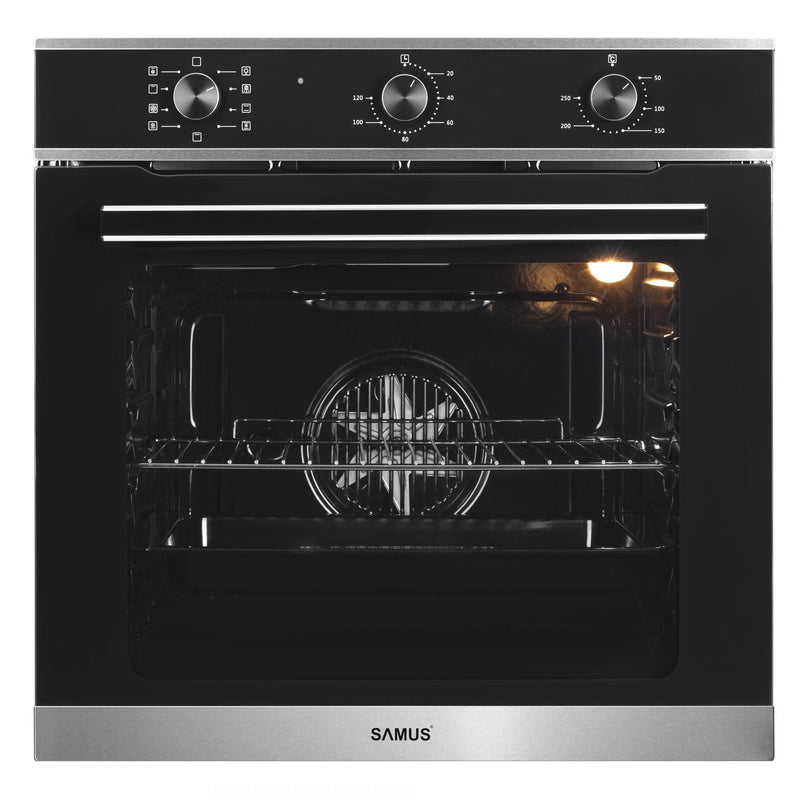 Cuptor electric incorporabil Samus SC628GX9 clasa A 75 litri 9 functii grill ventilator - convectie 3D timer functie dezghetare 2800 W